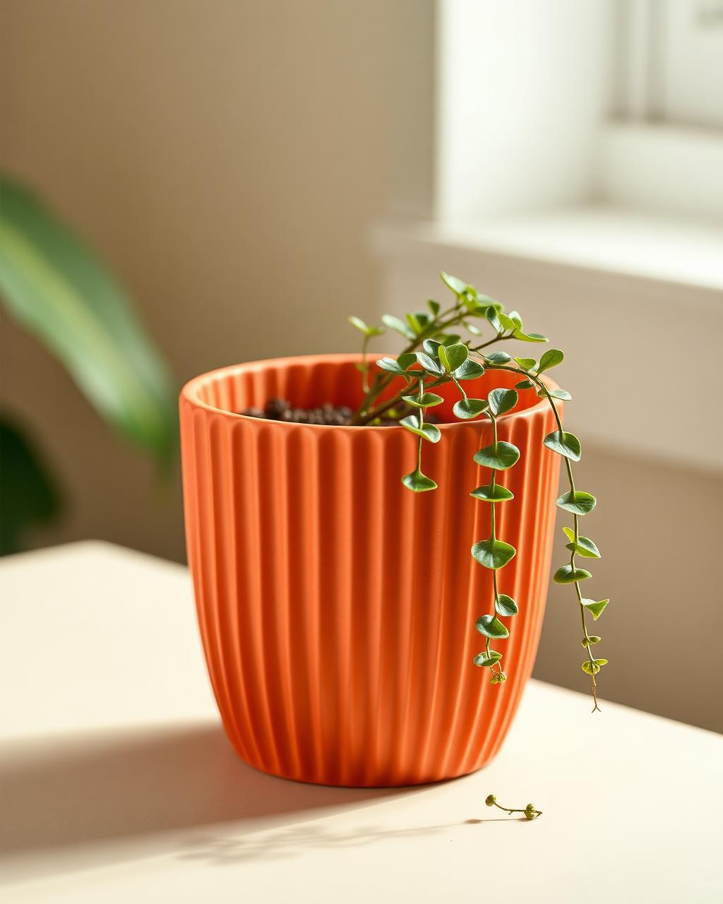 Fluted Planter — personalised 3D-printed home decor