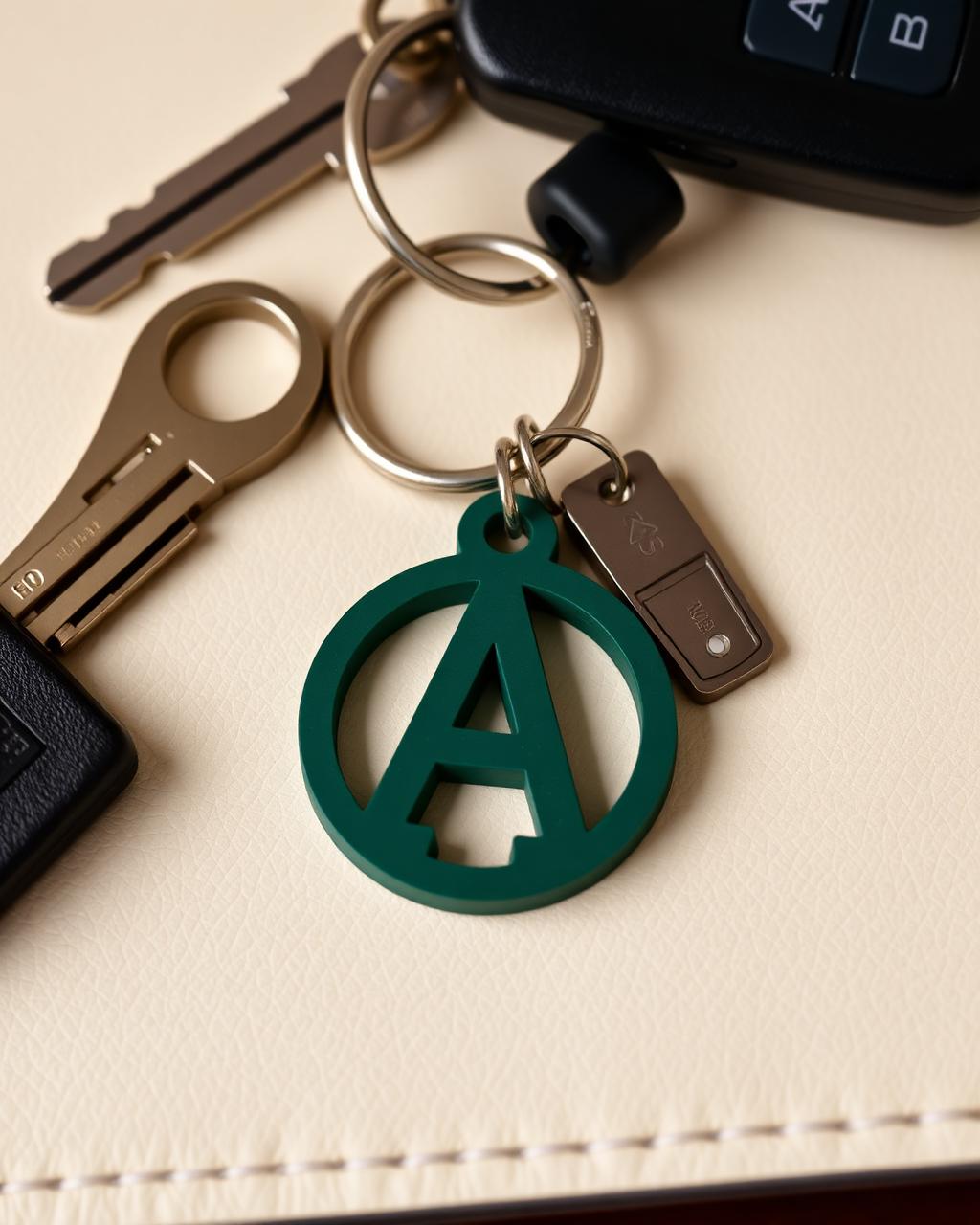 Monogram Keychain — personalised 3D-printed gifts