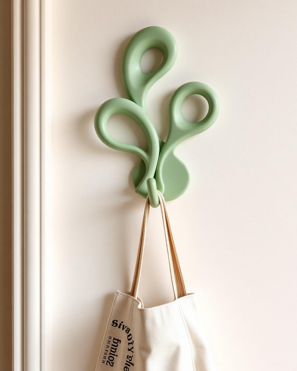 Sculptural Wall Hook — personalised 3D-printed home decor